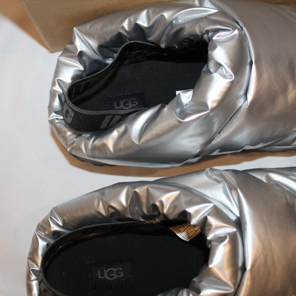 UGG Silver and Black Women's Slippers - Picture 4 of 6